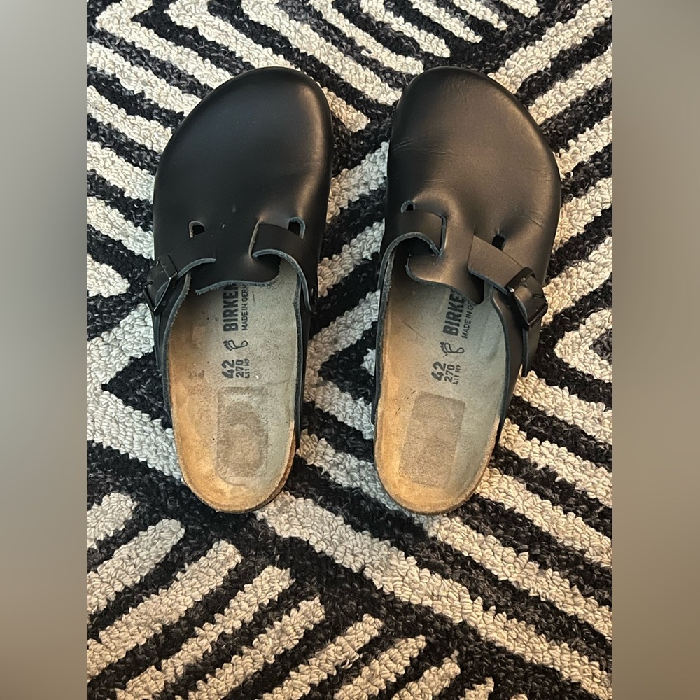 Birkenstock Boston Black Clog - Picture 2 of 5
